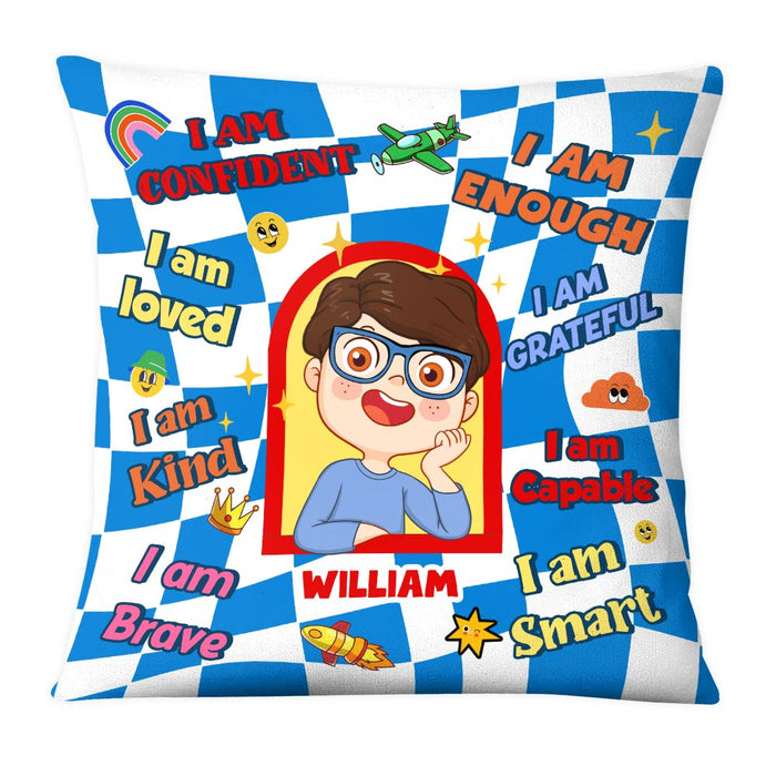 Personalized Gift For Grandson  Affirmation Pillow 30501 1