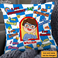 Personalized Gift For Grandson  Affirmation Pillow 30501 thumb 1