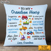 Personalized Gift For Grandson Granddaughter Custom Theme Pillow 30505 1
