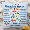 Personalized Gift For Grandson Granddaughter Custom Theme Pillow 30505 1
