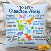 Personalized Gift For Grandson Granddaughter Custom Theme Pillow 30505 1