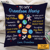Personalized Gift For Grandson Granddaughter Custom Theme Pillow 30505 1