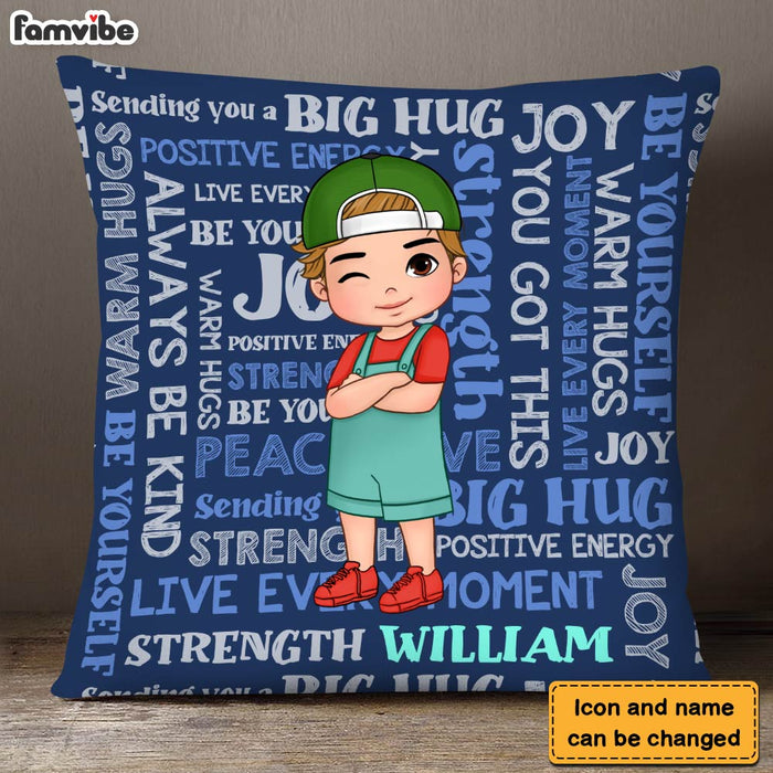 Personalized Gift For Grandson Big Hug Pillow 30512 1