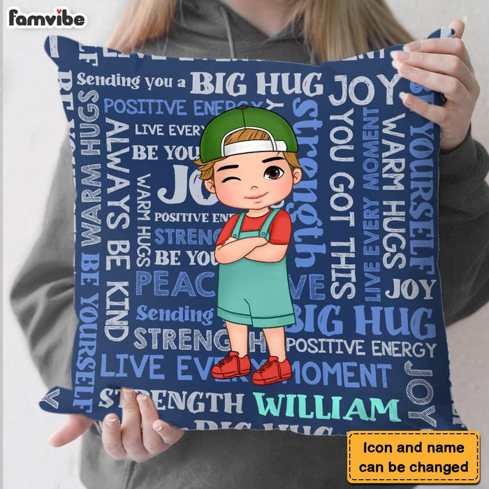Personalized Gift For Grandson Big Hug Pillow 30512 1