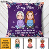 Personalized Gift To My Mom A Hug From Me To You Pillow 30515 1