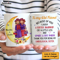 Personalized Gift For Friends To My Old Friend Moon Mug 30517 thumb 1