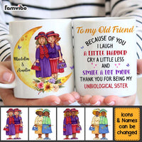 Personalized Gift For Friends To My Old Friend Moon Mug 30517 thumb 1