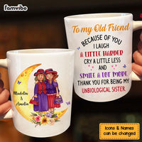 Personalized Gift For Friends To My Old Friend Moon Mug 30517 thumb 1