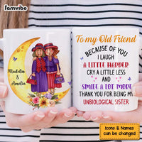 Personalized Gift For Friends To My Old Friend Moon Mug 30517 thumb 1