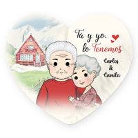 Personalized Tú Y Yo, Lo Tenemos Shaped Pillow 30524 thumb 1