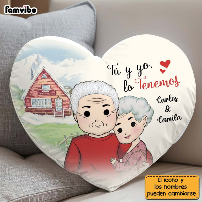 Personalized Tú Y Yo, Lo Tenemos Shaped Pillow 30524 1