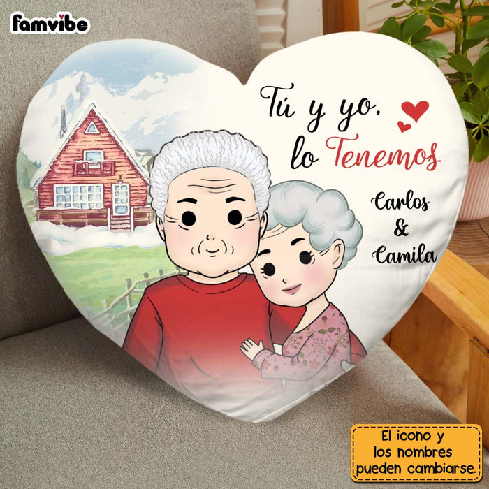 Personalized Tú Y Yo, Lo Tenemos Shaped Pillow 30524 1