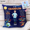 Personalized Gift For Grandson Photo Hug This Pillow 30525 1