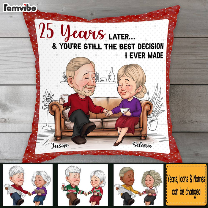 Personalized You Are The Decision Couple Pillow 30526 1