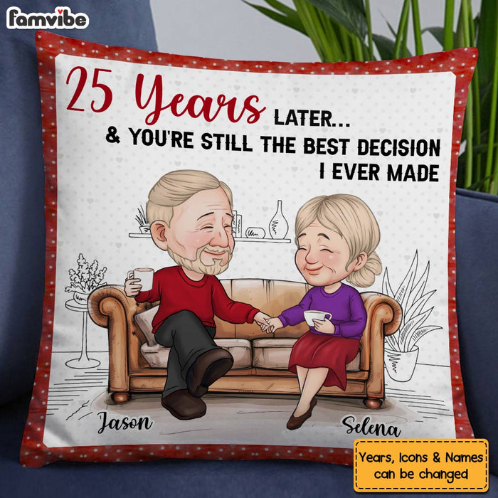 Personalized You Are The Decision Couple Pillow 30526 1