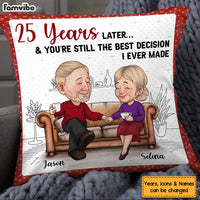 Personalized You Are The Decision Couple Pillow 30526 thumb 1