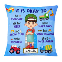 Personalized Gift For Grandson Motivational Kids Pillow 30531 thumb 1