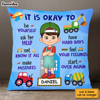 Personalized Gift For Grandson Motivational Kids Pillow 30531 thumb 1