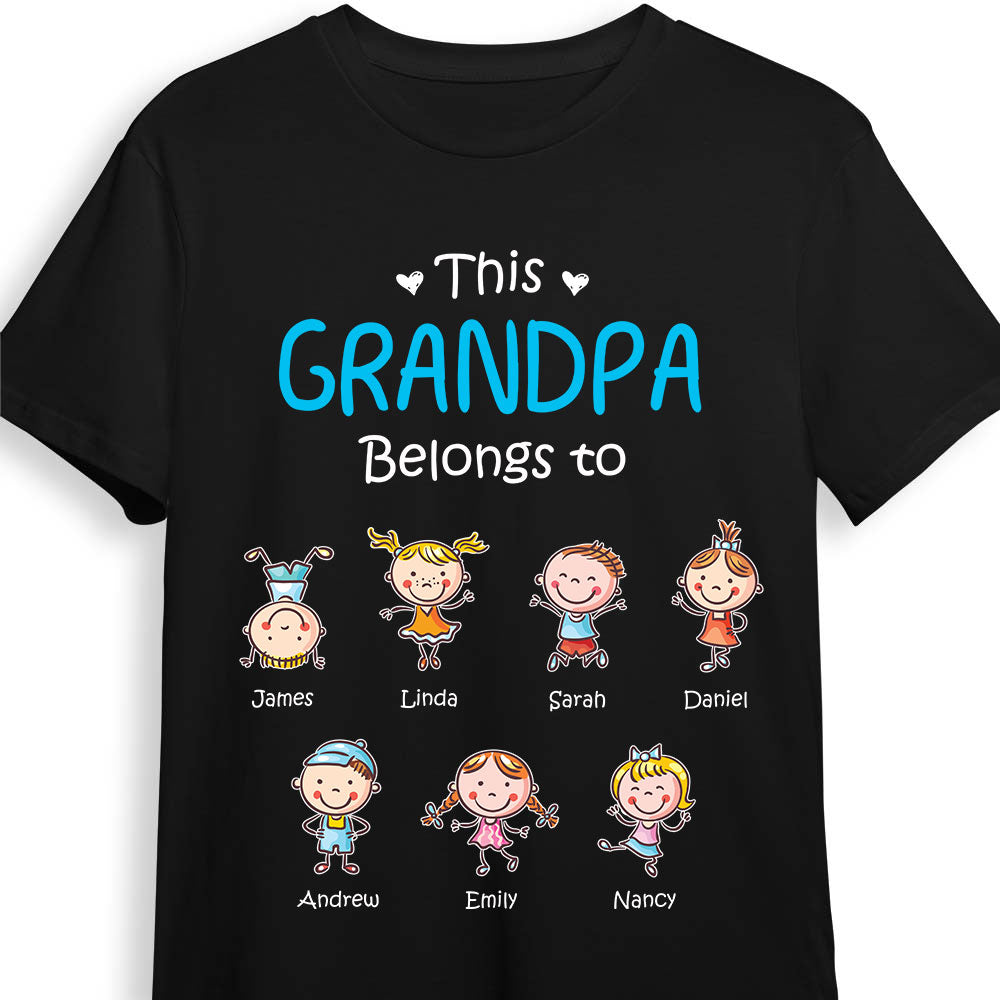 Personalized Gift For This Grandpa Belongs To Shirt Hoodie Sweatshirt 30534 Primary Mockup