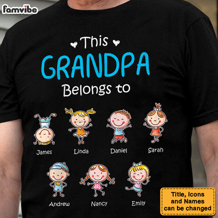 Personalized Gift For This Grandpa Belongs To Shirt - Hoodie - Sweatshirt 30534 1