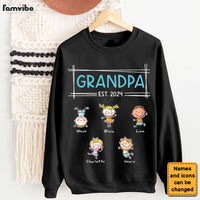 Personalized Gift For Grandpa Est. 2024 Shirt - Hoodie - Sweatshirt 30535 thumb 1