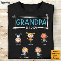Personalized Gift For Grandpa Est. 2024 Shirt - Hoodie - Sweatshirt 30535 thumb 1