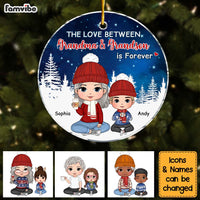 Personalized Christmas Gift For Grandson Skynight Ornament Circle Ornament 30539 thumb 1