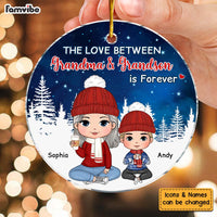 Personalized Christmas Gift For Grandson Skynight Ornament Circle Ornament 30539 thumb 1