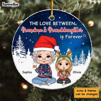 Personalized Christmas Gift For Grandson Skynight Ornament Circle Ornament 30539 thumb 1