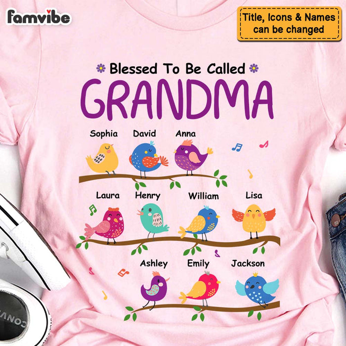 Personalized Blessed To Be Called Grandma Shirt - Hoodie - Sweatshirt 30541 1