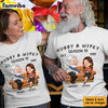 Personalized Hubby And Wifey Season Married Couple T Shirt 30545 1