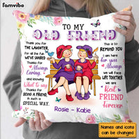 Personalized Gift For Old Friend We Will Face Life Together Pillow 30546 thumb 1