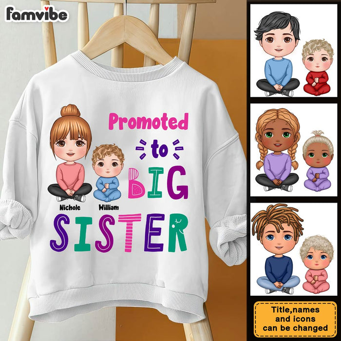 Personalized Gift For Kids Promoted To Big Sister Kid T Shirt - Kid Hoodie - Kid Sweatshirt 30550 1