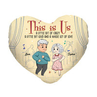 Personalized Couple Dancing This Is Us Shaped Pillow 30551 thumb 1