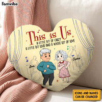 Personalized Couple Dancing This Is Us Shaped Pillow 30551 thumb 1