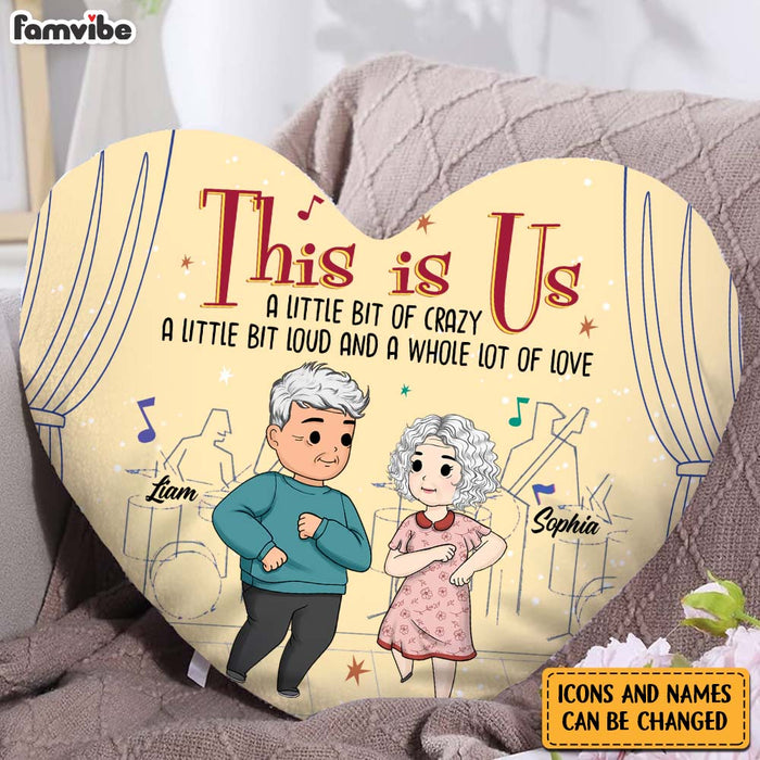 Personalized Couple Dancing This Is Us Shaped Pillow 30551 1
