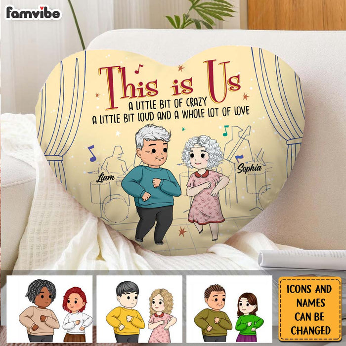 Personalized Couple Dancing This Is Us Shaped Pillow 30551 1