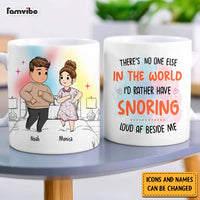 Personalized No One I'd Rather Snoring Loud Beside Me Mug 30552 thumb 1