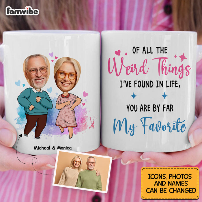 Personalized You Are By Far My Favorite Couple Mug 30556 1