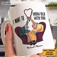 Personalized I Want To Grow Old With You Mug 30557 thumb 1