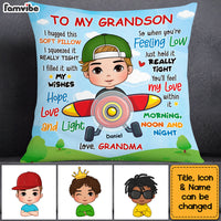 Personalized Gift For Grandson Pilot Pillow 30558 thumb 1