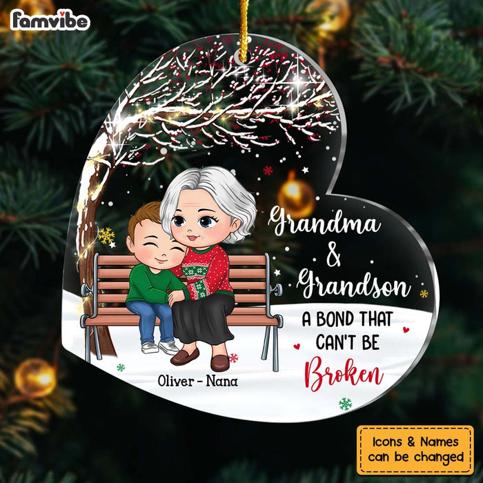 Personalized Gift For Grandson Ornament 30563 1