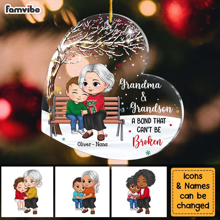 Personalized Gift For Grandson Ornament 30563 1