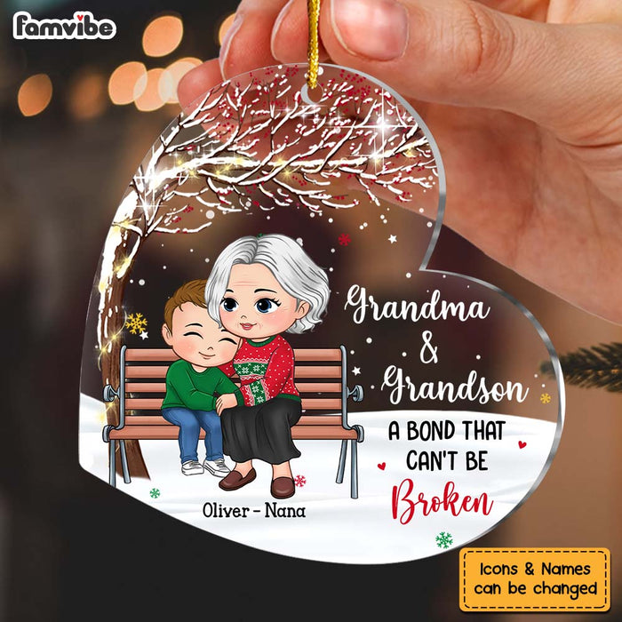 Personalized Gift For Grandson Ornament 30563 1