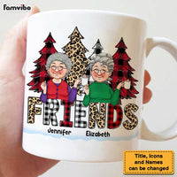Personalized Gift For Friends Buffalo Plaid Mug 30568 thumb 1