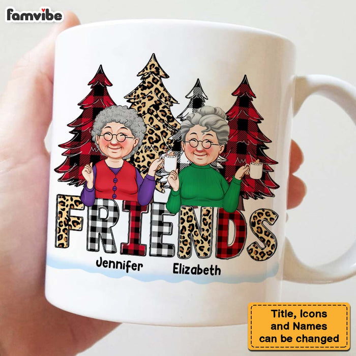 Personalized Gift For Friends Buffalo Plaid Mug 30568 1