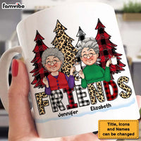Personalized Gift For Friends Buffalo Plaid Mug 30568 thumb 1