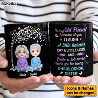 Personalized Gift For Friends Because Of You Mug 30569 thumb 1