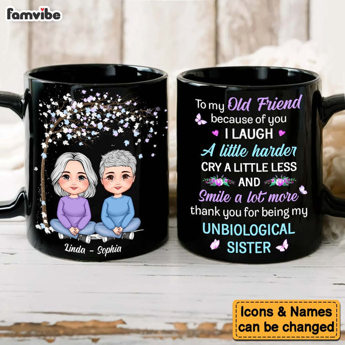 Personalized Gift For Friends Because Of You Mug 30569 1