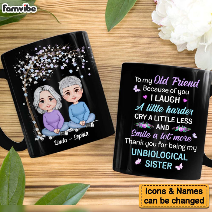 Personalized Gift For Friends Because Of You Mug 30569 1